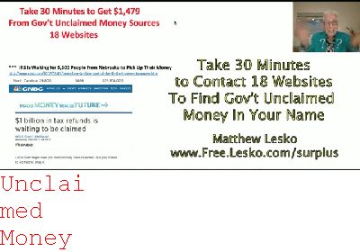 cbs Unclaimed Money